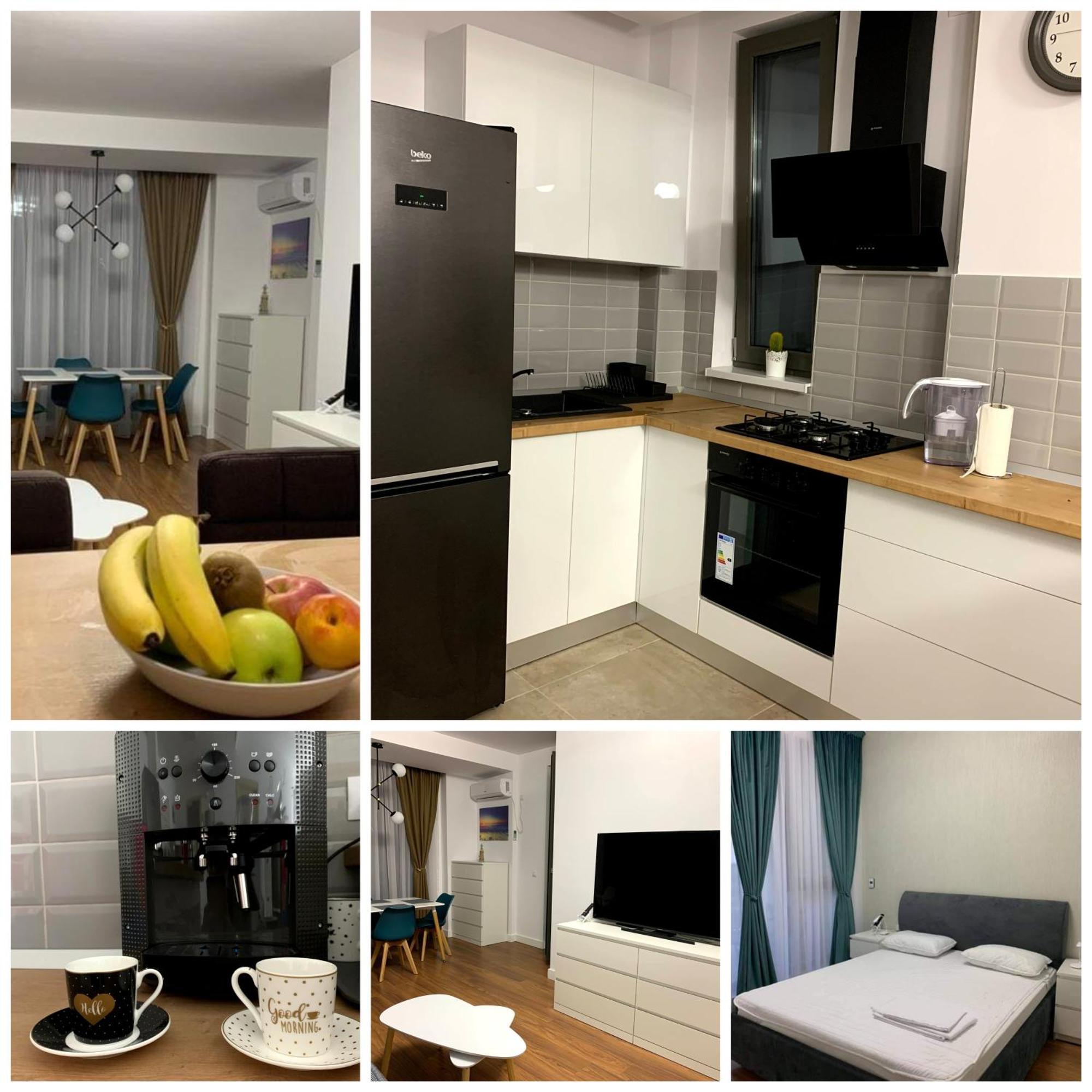 Andreve Apartment By Onix Blue Mamaia Nord, Baby Friendly, Private Parking Năvodari Eksteriør bilde