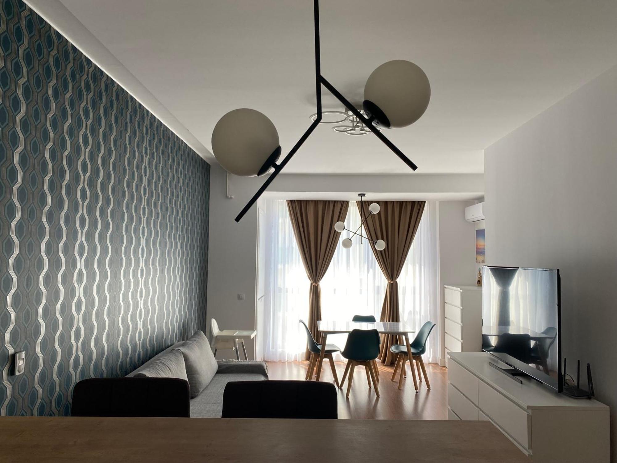 Andreve Apartment By Onix Blue Mamaia Nord, Baby Friendly, Private Parking Năvodari Eksteriør bilde